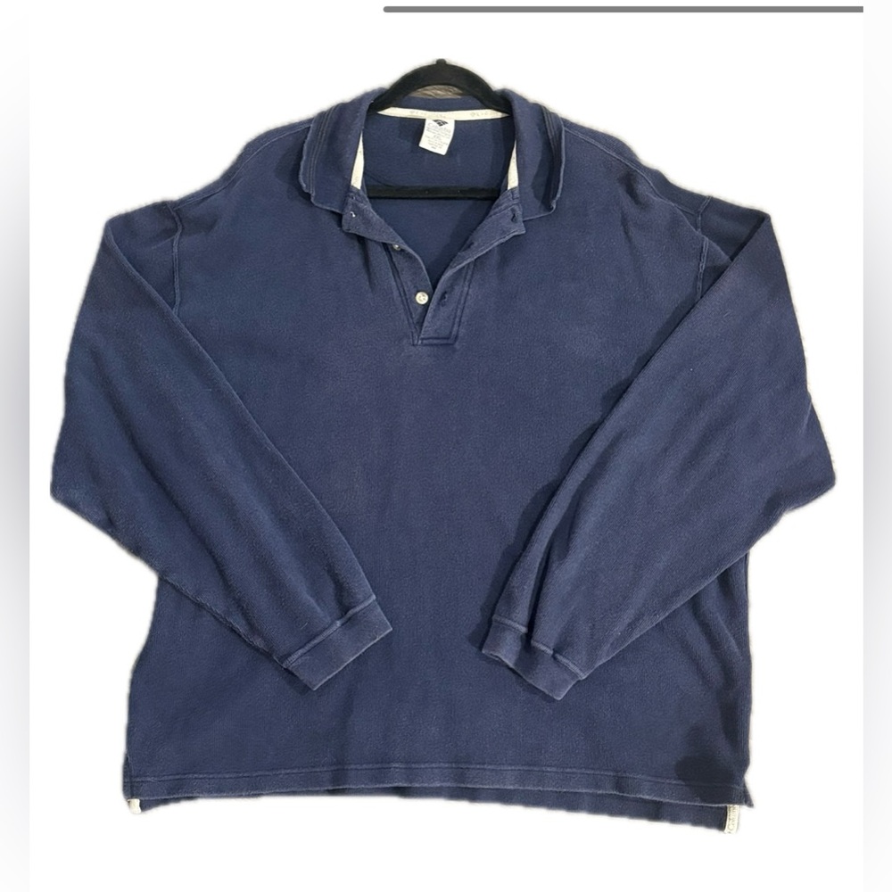 Casual Carhartt Blue Long Sleeve Shirt- XXL